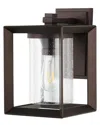 Jonathan Y Vaughn Modern Led Outdoor Lantern In Bronze