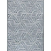 Jonathan Y Vector Modern Coastal Geometric Machine-washable Area Rug In Blue/cream