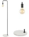 Jonathan Y Vega Floor Lamp In White