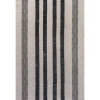 Jonathan Y Vichy Geometric Striped Machine-washable Area Rug In Ivory/dark Gray