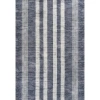 Jonathan Y Vichy Geometric Striped Machine-washable Area Rug In Slate Gray/ivory
