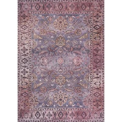 Jonathan Y Victoria Ornate Persian All-over Machine-washable Runner Rug In Brown/gray