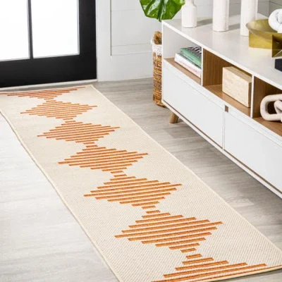 JONATHAN Y JONATHAN Y VINALES DIAMOND STRIPE INDOOR/OUTDOOR AREA RUG