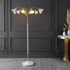 Jonathan Y Vivian 61" 10-light Mid-century Modern Iron Medusa Multi Head Led Floor Lamp, White/brass Gold