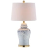 Jonathan Y Designs Wallace 26in Ceramic Table Lamp In Blue/white