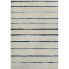 Jonathan Y Williamsburg Minimalist Stripe Area Rug In Cream/navy