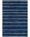 Jonathan Y Williamsburg Minimalist Stripe Polypropylene Rug In Blue