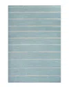 Jonathan Y Williamsburg Minimalist Stripe Polypropylene Rug In Blue