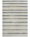 Jonathan Y Williamsburg Minimalist Stripe Polypropylene Rug In White
