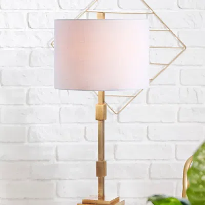 Jonathan Y Windsor 29" Metal Led Table Lamp In Neutral