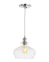 Jonathan Y Wyatt 9.5in Pharmacy Metal Glass Led Pendant
