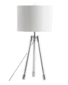 Jonathan Y Wyman 30.5" Surveyor's Tripod Crystal, Led Table Lamp