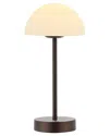 Jonathan Y Xavier 12in Bohemian Farmhouse Iron Rechargeable Integrated Led Table Lamp In Bronze