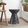 Jonathan Y Xenia Modern Bohemian Terrazzo Indoor/outdoor Drum Accent Table