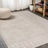 Jonathan Y Xlendi High-low Pile Moroccan Geometric Indoor/outdoor Area Rug In Beige