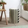 Jonathan Y Yoli Midcentury Modern Geometric Drum Garden Stool