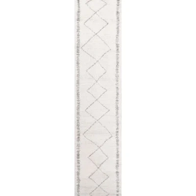 Jonathan Y Zaina Moroccan Beni Souk Area Rug In Cream/gray