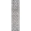 Jonathan Y Zaina Moroccan Beni Souk Area Rug In Gray/cream