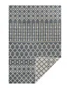 Jonathan Y Zana Modern Geometric Moroccan Reversible Machine-washable  Indoor/outdoor Area Rug In Navy