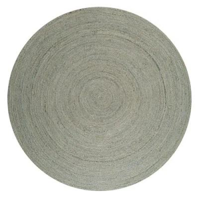 Jonathan Y Zara Braided Coastal Cottage Round Jute Round Area Rug In Gray