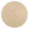 Jonathan Y Zara Braided Coastal Cottage Round Jute Round Area Rug In Ivory