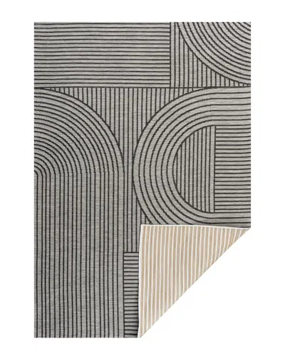 JONATHAN Y JONATHAN Y ZEPHYR MID-CENTURY MODERN ARCH STRIPE REVERSIBLE MACHINE-WASHABLE  INDOOR/OUTDOOR AREA RU
