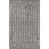Jonathan Y Ziri Moroccan Geometric Area Rug In Gray