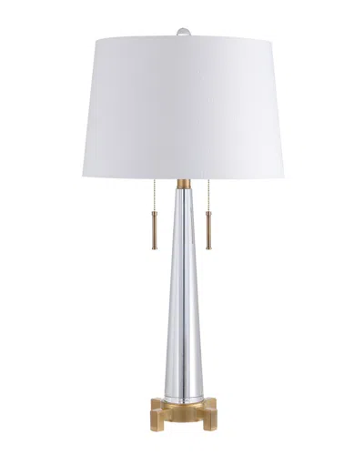 Jonathan Y Zoe 29.5in 2-light Crystal Led Table Lamp