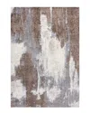 Jonathan Y Zoe Contemporary Bohemian Abstract Marble Area Rug In Brown