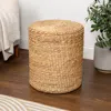 Jonathan Y Zoey Modern Coastal Stool In Brown