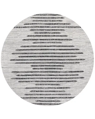 Jonathan Y Zolak Berber Stripe Geometric Indoor/outdoor Area Rug In Ivory
