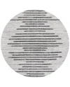Jonathan Y Zolak Berber Stripe Geometric Indoor/outdoor Area Rug In Ivory