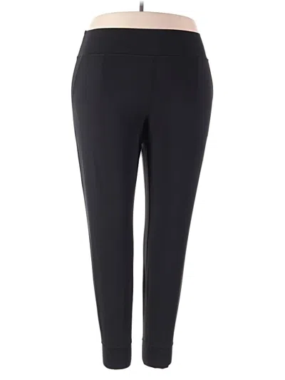 Pre-owned Jones & Co Active Pants In Black