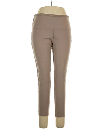 Pre-owned Jones & Co Active Pants In Brown