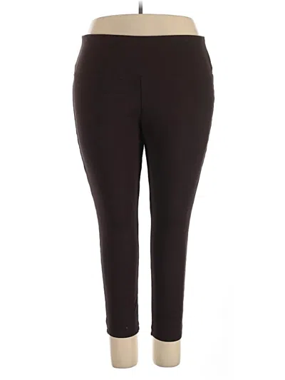 Pre-owned Jones & Co Active Pants In Brown