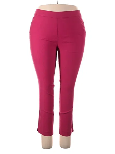 Pre-owned Jones & Co Active Pants In Pink