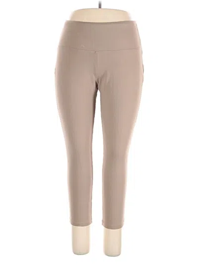 Pre-owned Jones & Co Active Pants In Tan