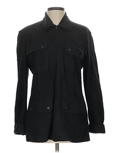Pre-owned Jones & Co Cardigan Sweater In Black