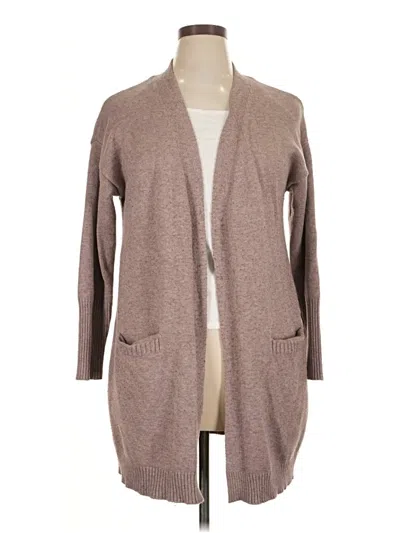 Pre-owned Jones & Co Cardigan Sweater In Brown