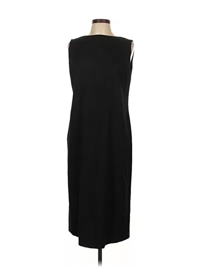 Pre-owned Jones & Co Casual Dress In Black