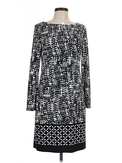 Pre-owned Jones & Co Casual Dress In Black