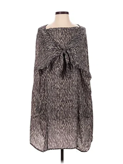 Pre-owned Jones & Co Casual Dress In Gray