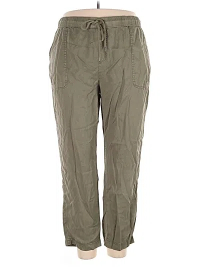 Pre-owned Jones & Co Casual Pants In Green