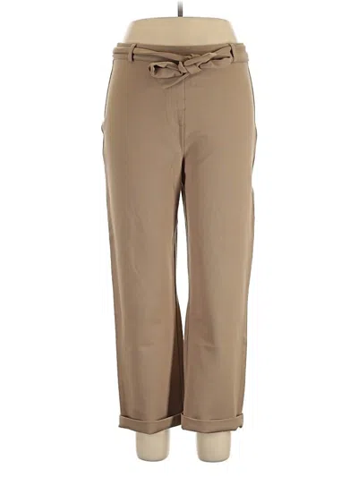 Pre-owned Jones & Co Casual Pants In Tan