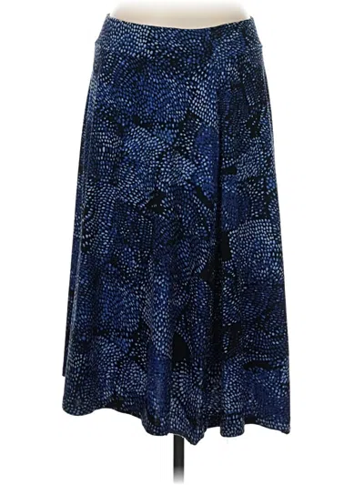 Pre-owned Jones & Co Casual Skirt In Blue