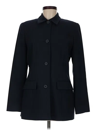 Pre-owned Jones & Co Coat In Blue