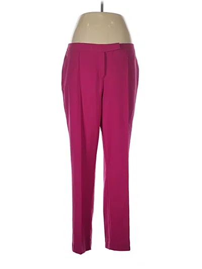 Pre-owned Jones & Co Dress Pants In Pink