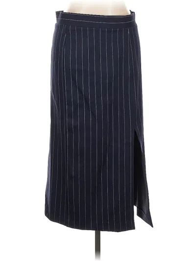 Pre-owned Jones & Co Formal Skirt In Blue