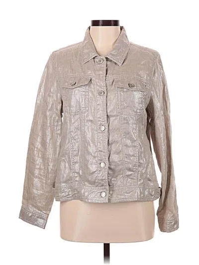 Pre-owned Jones & Co Jacket In Silver