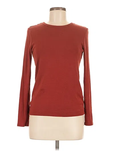 Pre-owned Jones & Co Long Sleeve T-shirt In Brown